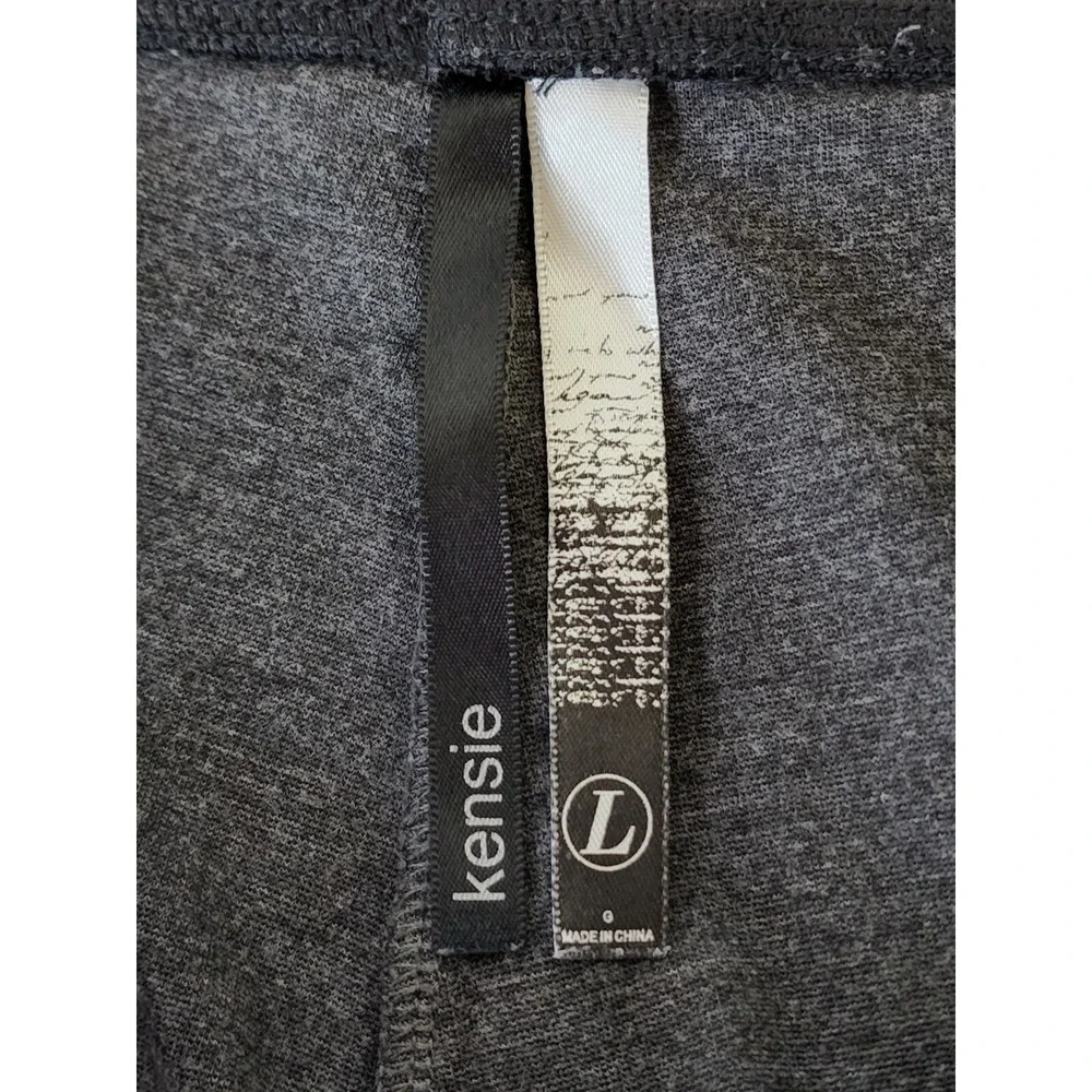 Kensie Womens Size 30x26 Gray‎ Sweatpants Activewear No Pockets Elastic Waist